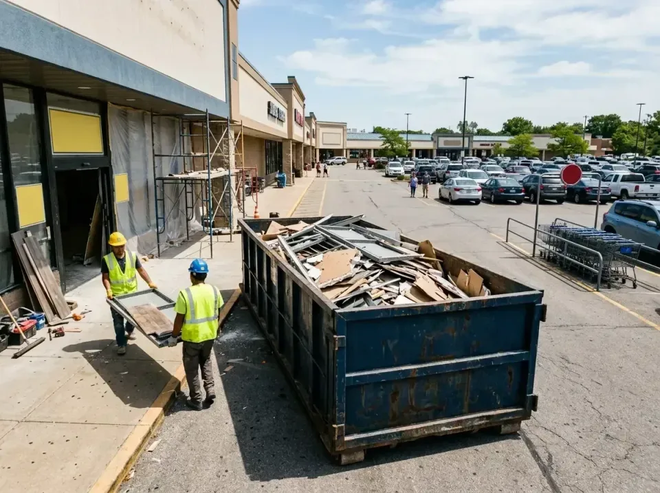 retail-store-renovation-debris-003 — frequently asked questions, Roll-off Dumpster Rentals in Frisco, TX